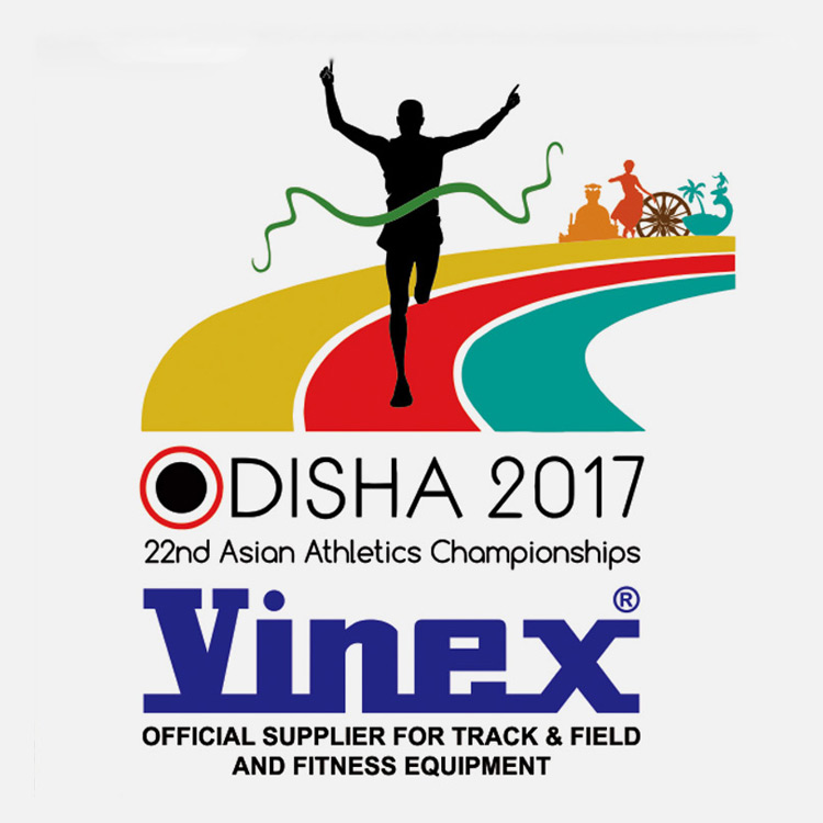 Official Supplier of Track & Field and Fitness Equipment in 22nd Asian Athletics Championships (Odisha 2017).